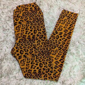 LuLaRoe Leggings With Leopard Print | Size OS (Fits sizes 2 through 8)